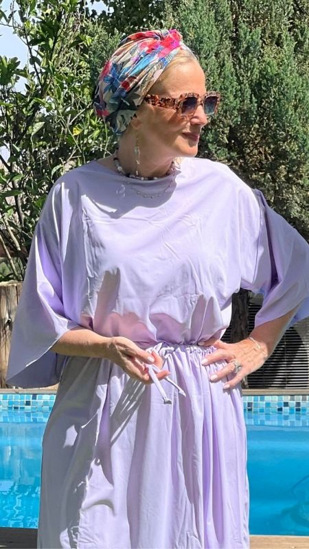 בגד ים צנוע סגול – מידה אחת