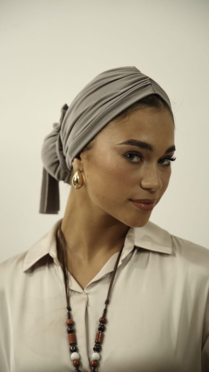 מטפחת כוזי Quickly בצבע אפור