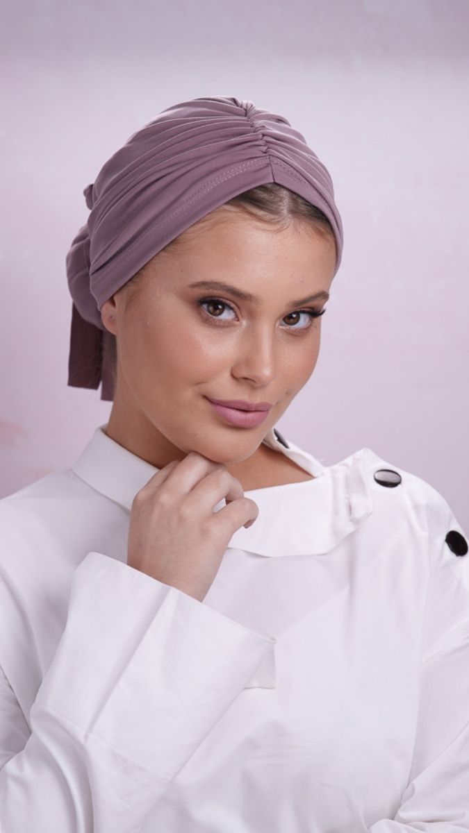 מטפחת כוזי Quickly  בצבע סגול כהה