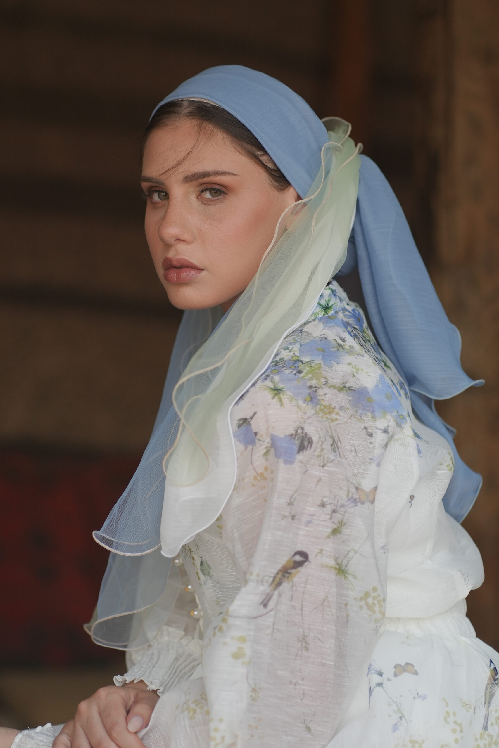 גומיה טלטלים כחול וירוק (לא כולל את המטפחת)