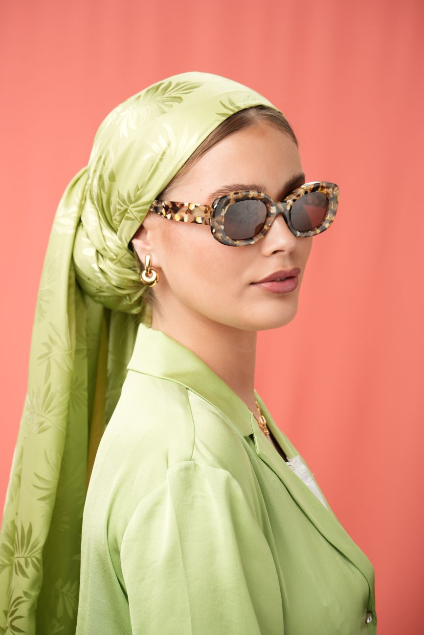 מטפחת  לונג עם/ בלי פרנזים לבנים