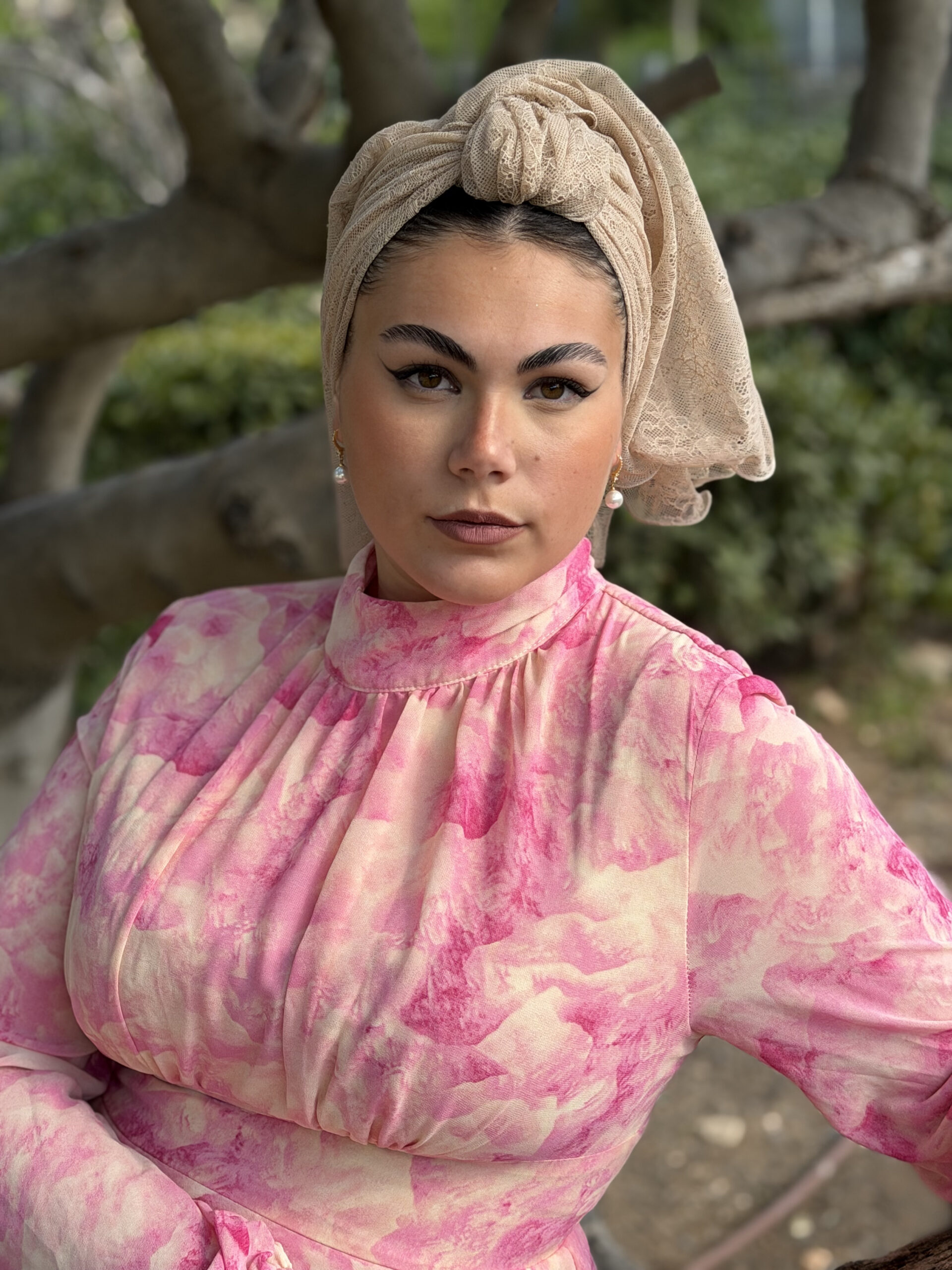 מטפחת תחרה ניוד