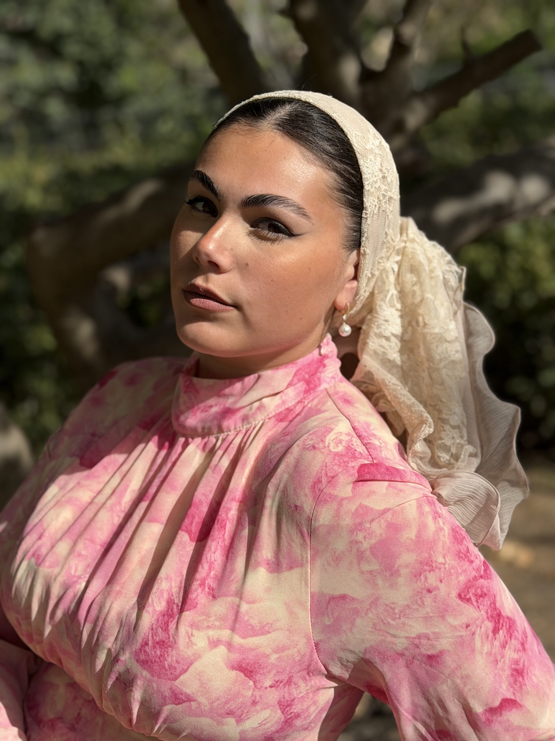 מטפחת יומי יוקרתי תחרה ניוד ושמנת