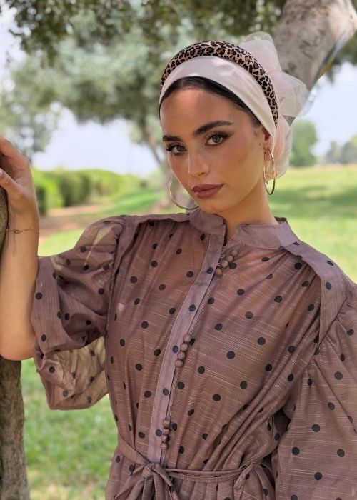 קשת מנומרת (לא כולל המטפחת)